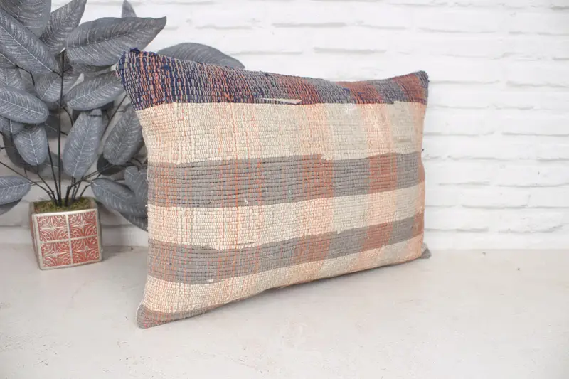 Customized Pillow, Pillow Cover, Boho Pillow Sham Cover, Turkish Bench Pillow Cover, 16x24 Beige Pillow Cover, Boho Pillow, Pillow for Sofa - 3