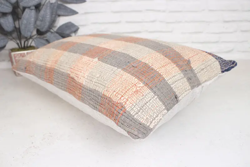 Customized Pillow, Pillow Cover, Boho Pillow Sham Cover, Turkish Bench Pillow Cover, 16x24 Beige Pillow Cover, Boho Pillow, Pillow for Sofa - 6