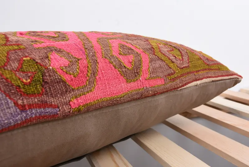 Interior Designer Pillow, Pillow Sham, 12x24 Red Cushion Case, Home Decor Pillow, Turkish Pillow, Comfy Throw Cushion, Indoor Pillow - 7
