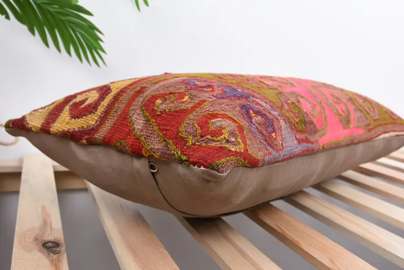 Interior Designer Pillow, Pillow Sham, 12x24 Red Cushion Case, Home Decor Pillow, Turkish Pillow, Comfy Throw Cushion, Indoor Pillow - 6