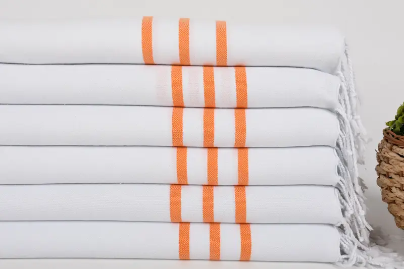 Monogrammküchentuch, personalisierte Geschenke, 40x24 Baumwollstreifenhandtuch, Geschenk für Hochzeitstag, Bachelorette -Party -Gefälligkeiten, monogrammiertes Handtuch - 2