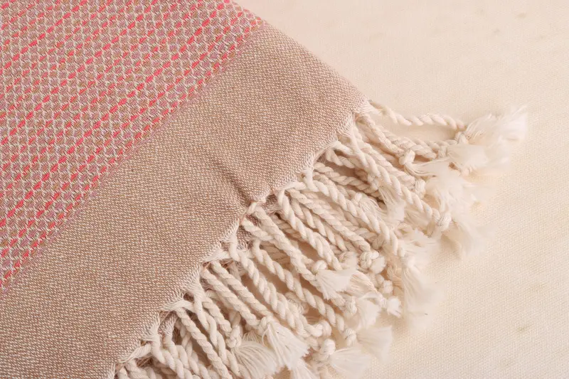 Best Friend Wedding Gift, 64x40 Cotton Diamond Towel, Travel towel, Turkish beach towel, Organic Turkish towel, Organic Beach Towel, Valentines Gift - 4