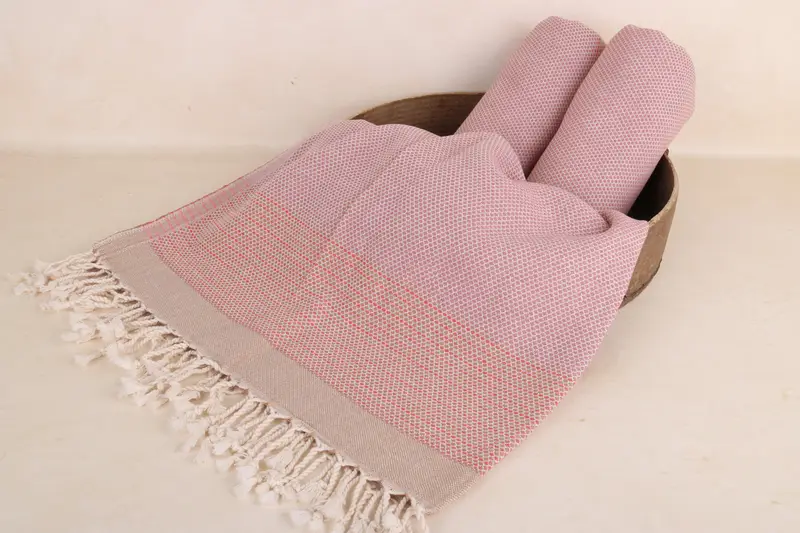Best Friend Wedding Gift, 64x40 Cotton Diamond Towel, Travel towel, Turkish beach towel, Organic Turkish towel, Organic Beach Towel, Valentines Gift - 6