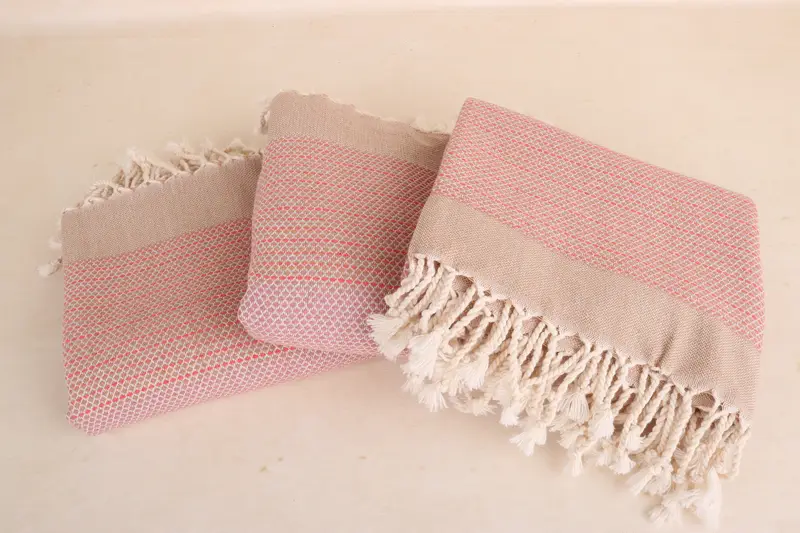 Best Friend Wedding Gift, 64x40 Cotton Diamond Towel, Travel towel, Turkish beach towel, Organic Turkish towel, Organic Beach Towel, Valentines Gift - 3