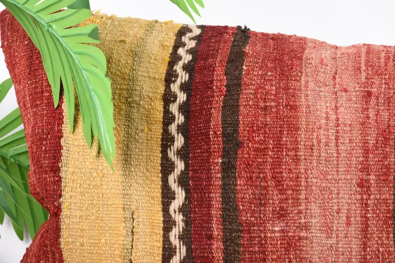 Gift Pillow, 16x36 Red Cushion Cover, Meditation Cushion Cover, Cushion, Interior Designer Pillow, Boho Pillow, Bright Pillow Sham - 2