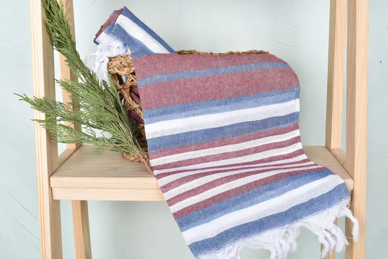 Bridesmaid Gifts, 68x40 Cotton Striped Towel, Turkish Towel USA, Gym Towel, Personalized Towel Gift, Scarf Towel, Best Friend Gift, Engagement Gift - 4