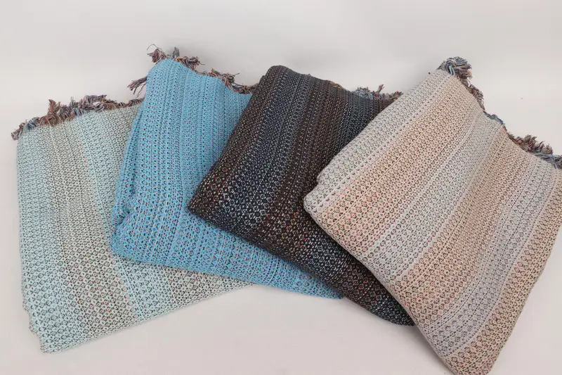Turkish Blanket, Bridesmaid Favors, Turkish Bedcover, Wedding Hand Made Gift, Custom Blanket, Monogram Blanket, 90x88 Cotton Colorful Diamond Towel - 3