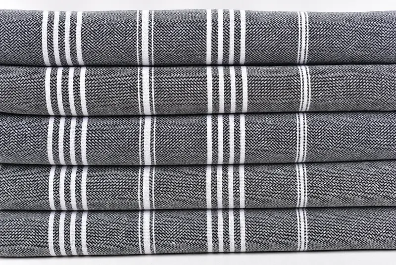 70x40 Cotton Striped Towel, Yoga Towel, Home Decor Towel, Monogram Turkish Towel, Wedding Towel, Personalized Beach Towel, Absorbent Turkish towel - 2