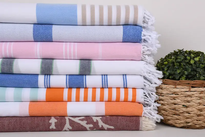Yoga Towel, 70x40 Cotton Set of 8 Towel, Personalized Turkish Towel, Quick-Dry Beach Towel, Bridal Gifts, Friends Beach Towel, Personalized Towel - 2
