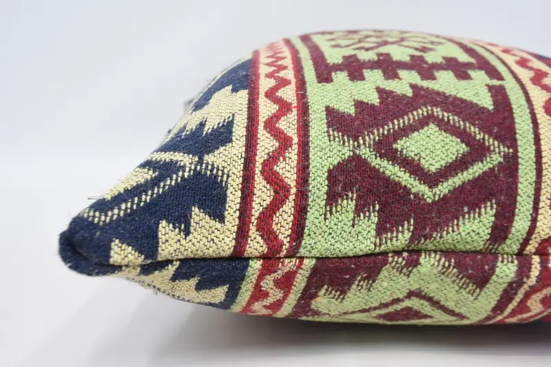 Sofa Cushion, Pillow for Sofa, Vintage Kilim Throw Pillow, Ethnical Kilim Rug Pillow, Cushion Cover, Tribal Cushion Cover, 20x28 Red Cushion Case - 5