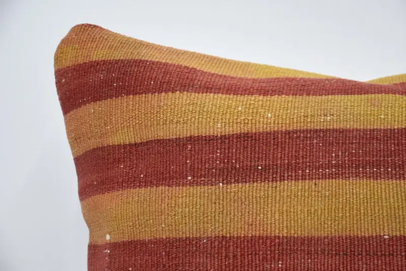 Armchair Cushion, Cushion Case, 20x28 Red Cushion Case, Anatolian Pillow, Ethnical Kilim Rug Pillow, Vintage Pillow, Pillow for Sofa - 2