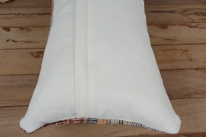 Neutral Pillow Case, Gift Pillow, Cushion Cover, Vintage Kilim Throw Pillow, Kilim Pillow Cover, 12x24 Beige Pillow Case, Pet Pillow Sham - 6