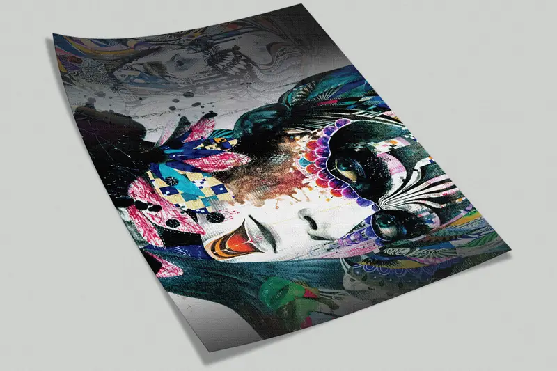Abstract Woman Drawing, Woman Wall Art, Abstract Woman Wall Decor, Modern Wall Print, Abstract Wall Poster, Woman Portrait Wall Paper, - 1