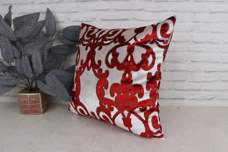 Antique Pillows, Interior Designer Pillow, Throw Kilim Pillow, Pillow Case, 20x20 Red Pillow Cover, Nautical Throw Cushion Case - 4