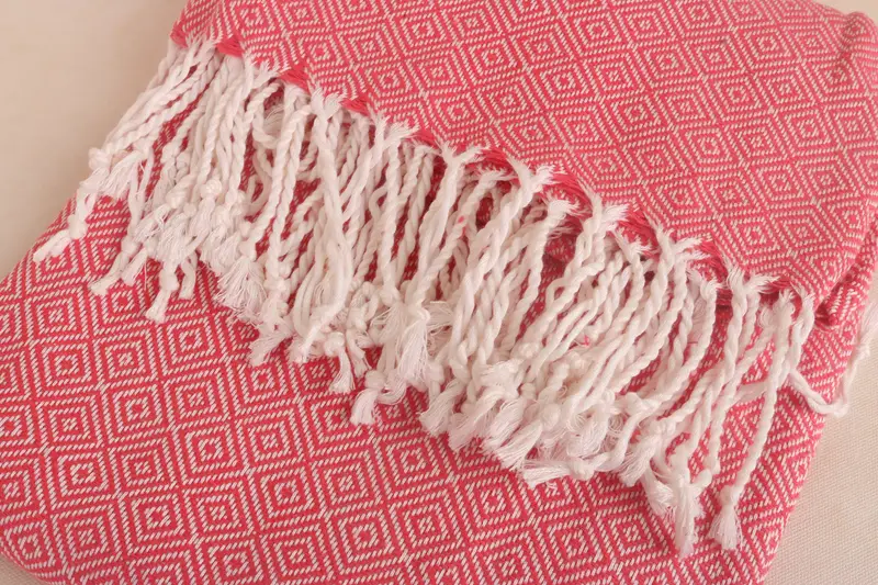 Oversized lightweight Turkish bath towel USA, Wedding Favors, 70x38 Cotton Diamond Towel, Custom Gifts, Lightweight towel, Best Beach Towel - 5