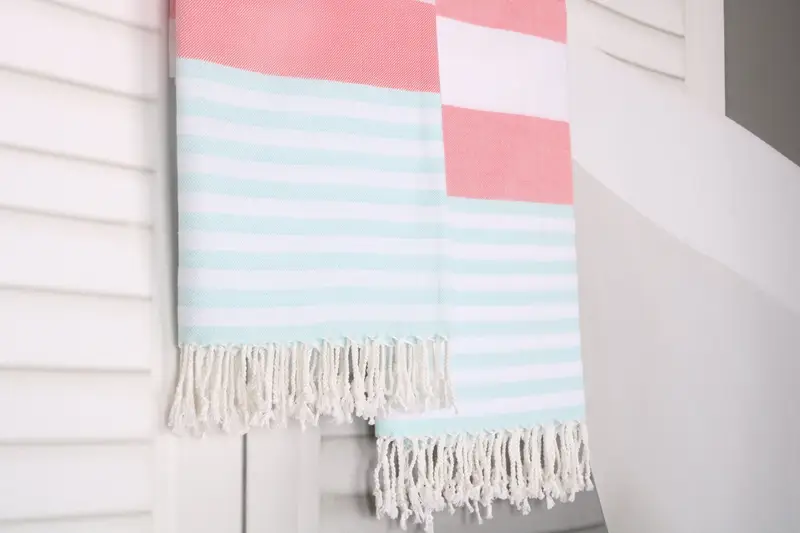 Bridesmaid Towel, Bath towel, Halloween Bachelorette Party Favors, Gift For Boyfriend, 70x40 Cotton Striped Towel, Custom Beach Towel, Soft towel - 8