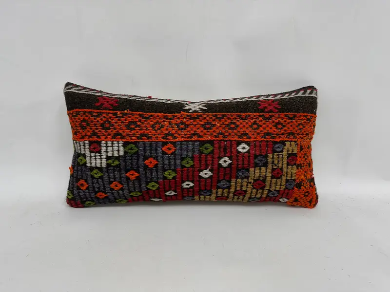 Interior Designer Pillow, 12x24 Red Pillow Case, Pillow for Sofa, Home Decor Pillow, Pillow Sham, Cotton Cushion Cover, Christmas Cushion - 1