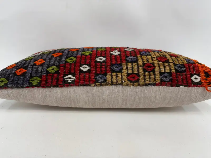 Interior Designer Pillow, 12x24 Red Pillow Case, Pillow for Sofa, Home Decor Pillow, Pillow Sham, Cotton Cushion Cover, Christmas Cushion - 5