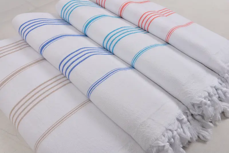Bridemaids Beach Towel, 68x36 Cotton Striped Terry Towel, Bridesmaid Gifts, Spa Gift Towel, Wedding Gift For Bride, Custom Beach Towel, Soft towel - 6