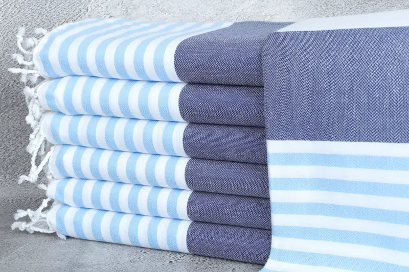 70x40 Cotton Striped Towel, Organic Beach Towel, Gift For Mom, Bachelorette Party Decorations, Bachelor Towel, Bridesmaid Gift Towel, Beach towel - 1