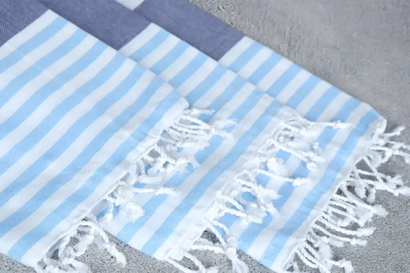 70x40 Cotton Striped Towel, Organic Beach Towel, Gift For Mom, Bachelorette Party Decorations, Bachelor Towel, Bridesmaid Gift Towel, Beach towel - 5