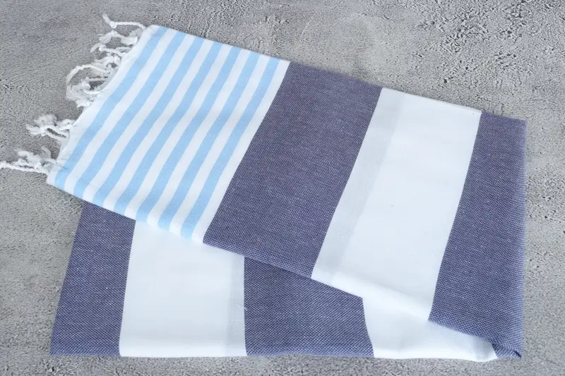 70x40 Cotton Striped Towel, Organic Beach Towel, Gift For Mom, Bachelorette Party Decorations, Bachelor Towel, Bridesmaid Gift Towel, Beach towel - 6
