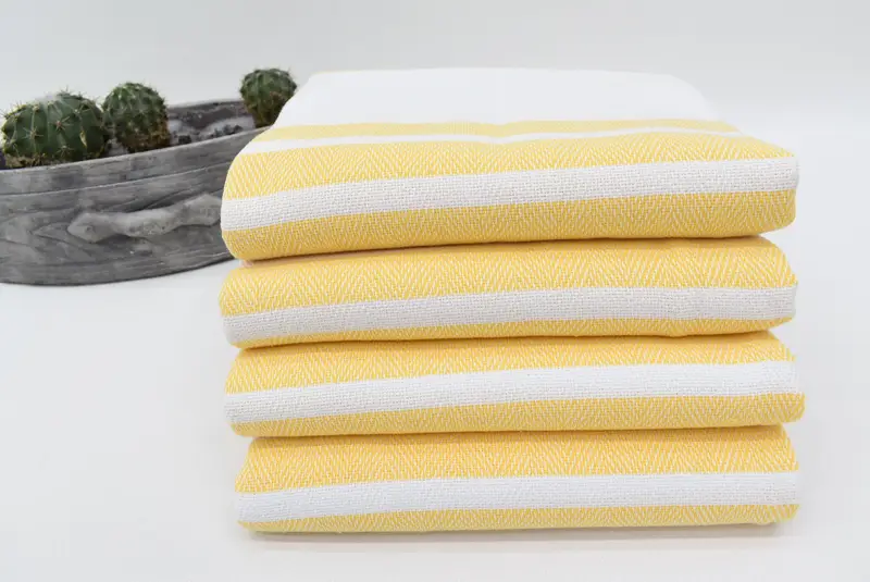 70x40 Cotton Herringbone Towel, Monogram Beach Towel, Cotton towel, Bridesmaid Gifts Personalized, Embroidered Towel, Handwoven Turkish Towel - 7