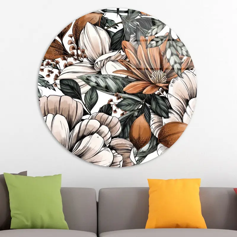 高級農家キャンバス: エレガントな装飾のためのトレンディなグラデーションプリント