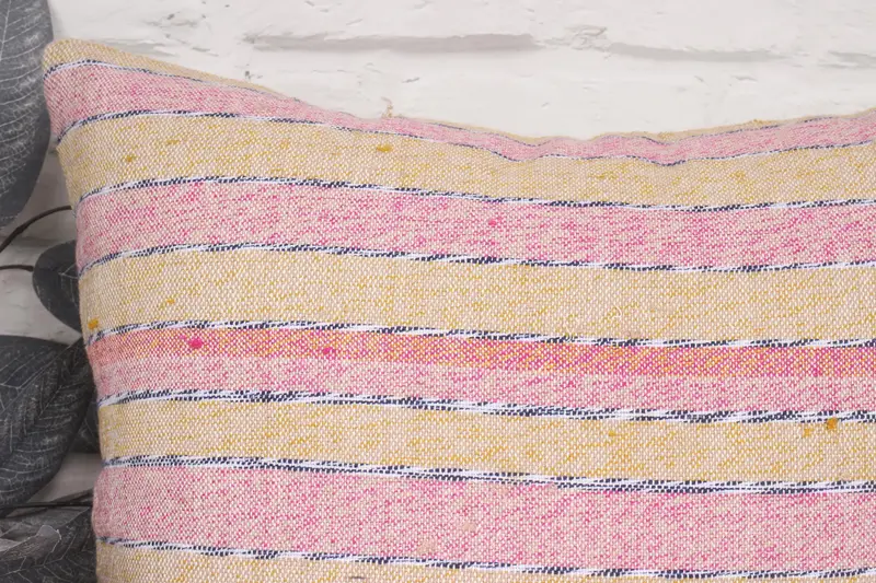 Pillow for Couch, Pillow Cover, 20x20 Pink Pillow Cover, Kilim Cushion Sham, Ottoman Pillow Case, Home Decor Pillow, Designer Throw Pillow Cover - 2