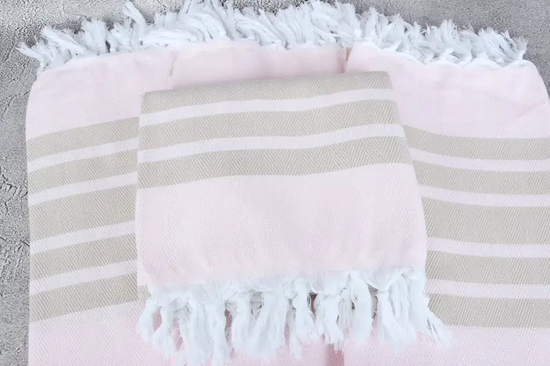Personalized Gifts, Home Decor Towel, Cute Beach Towel, Wedding Anniversary Gift, Personalized Gift, 68x36 Cotton Chevron Towel, Housewarming Gift - 4