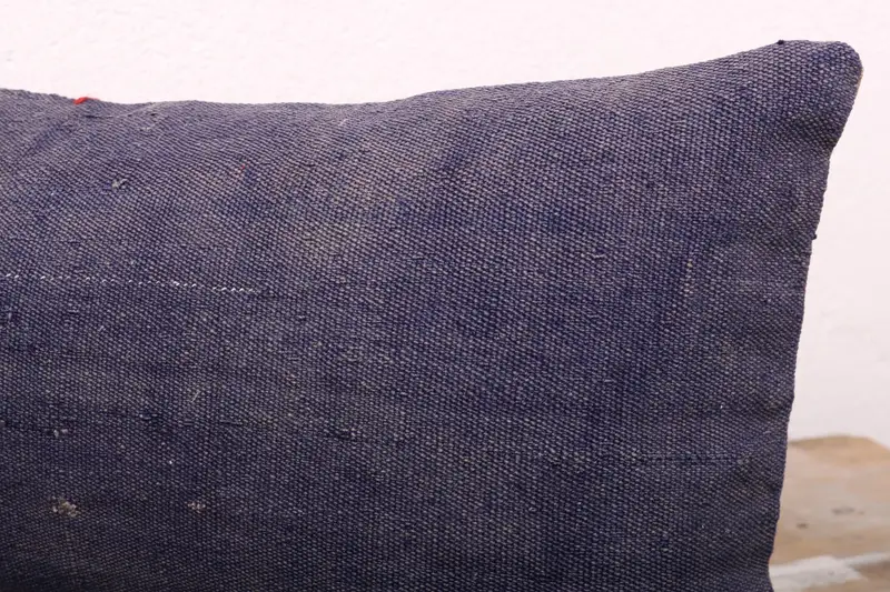 Cushion Cover, Kilim Pillow Cover, Tapestry Pillow, Pillow for Sofa, Handmade Throw Pillow, Gift Pillow, 12x24 Purple Cushion Case - 5