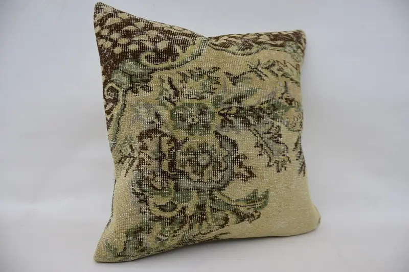 Wholesale Pillow Sham, Home Decor Pillow, 24x24 Beige Pillow Cover, Kilim Pillow Cover, Pillow Case, Antique Pillows, Boho Throw Pillow Case - 2