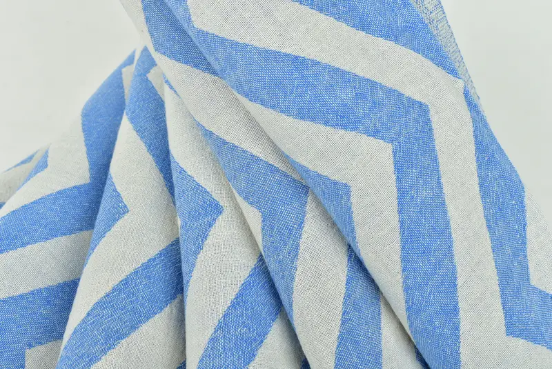 Personalized Home Gift Wedding, 70x40 Cotton Zigzag Design Towel, Gift For Best Friend, Bridesmaid Gift, Large Turkish Towel, Beach towel, Gym Towel - 7