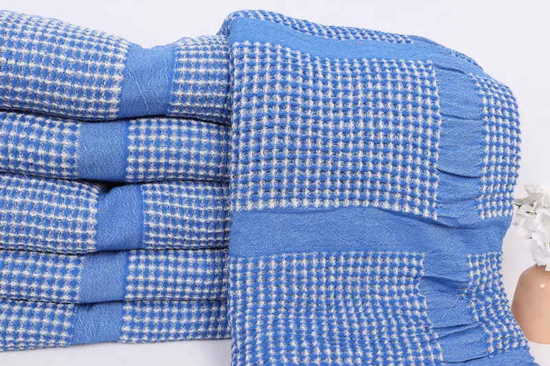 Bridal Shower Gift, Personalized Gifts, Turkish Cotton Blanket, 84x80 Cotton Waffle Towel, Bridal Shower Favor, Bachelorette Party Favors - 2