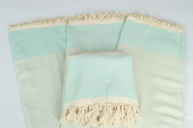 Boho Throw Blankets, Custom Blanket, Turkish Towel Beach Blanket, Monogram Blanket, Shower Curtain, 104x80 Cotton Diamond Towel, Personalised Gift - 5