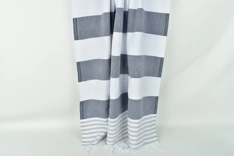 Handwoven Turkish bath towel, Bridesmaid Gift Towel, Valentines Day Gift Idea, 70x40 Cotton Striped Towel, Thin towel, Absorbent Turkish towel - 8