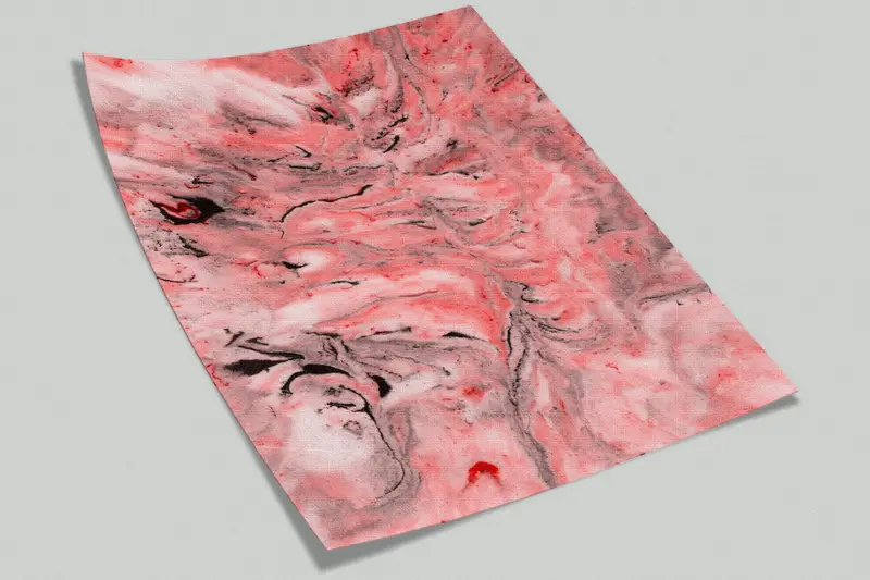 3d Wall Paper, , Red Wall Poster, Bright Wall Paper, Custom Wall Paper, Red And Gray Wall Print, Contemporary Mural, Modern Wall Painting, - 10