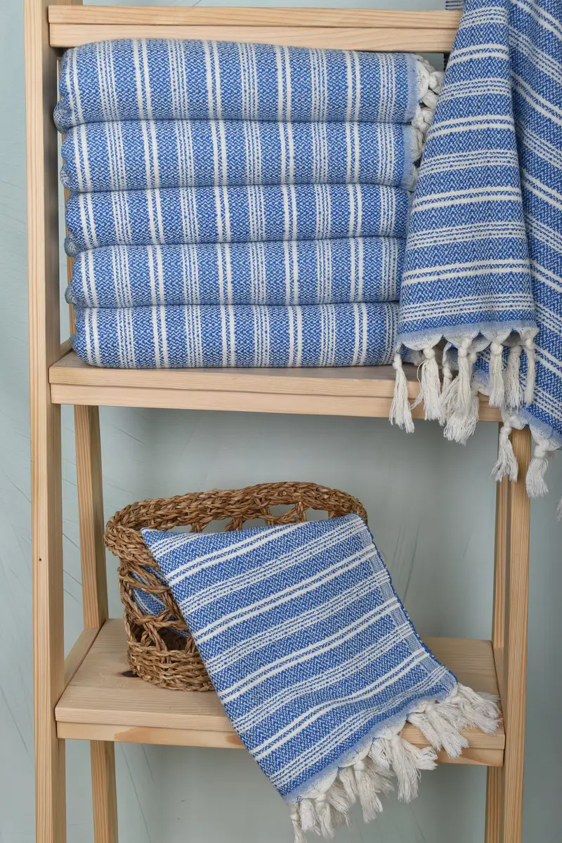 Handmade Gift, Turkish Tea Towel, Turkish Towel Hand Towel, 32x18 Cotton Flat Towel, Gym Towel, Small Towel, Custom Hand Towel, Bridesmaid Towel - 3