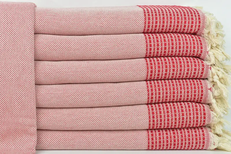 Wedding Favors, Organic Throw, 96x92 Cotton Striped Towel, Housewarming Gift, Home Decor Blankets, Turkish Cotton Throw Blanket, Bachelorette Gifts - 1