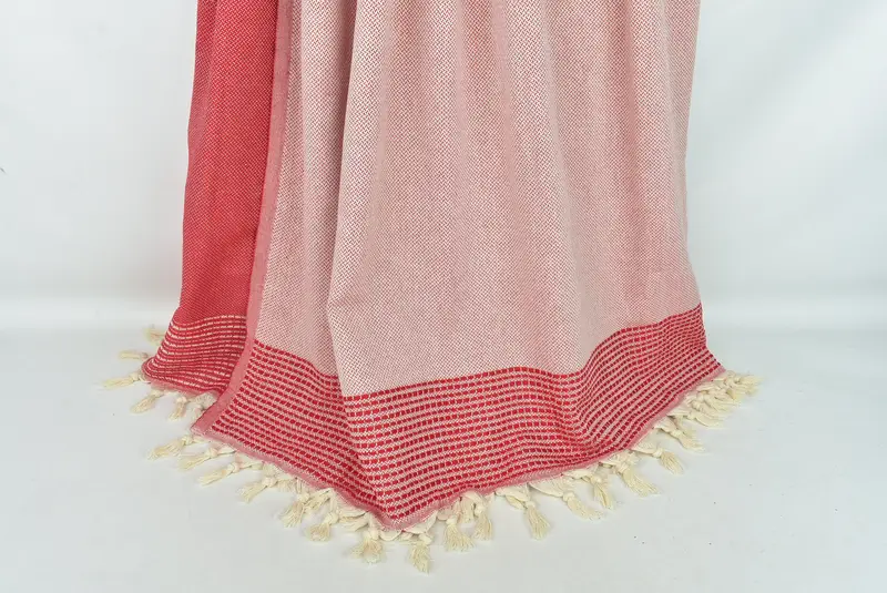 Wedding Favors, Organic Throw, 96x92 Cotton Striped Towel, Housewarming Gift, Home Decor Blankets, Turkish Cotton Throw Blanket, Bachelorette Gifts - 8