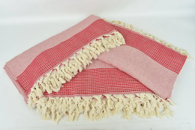 Wedding Favors, Organic Throw, 96x92 Cotton Striped Towel, Housewarming Gift, Home Decor Blankets, Turkish Cotton Throw Blanket, Bachelorette Gifts - 6