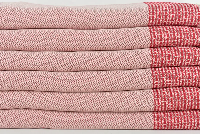 Wedding Favors, Organic Throw, 96x92 Cotton Striped Towel, Housewarming Gift, Home Decor Blankets, Turkish Cotton Throw Blanket, Bachelorette Gifts - 2