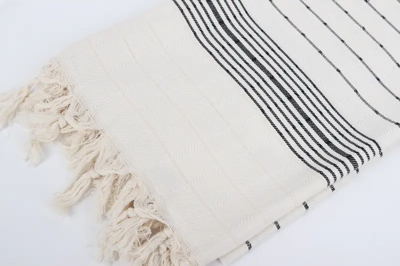 Geschenk für sie, Hochzeitstag Geschenk für Braut, Schnellrockenhandtuch, 70x40 Baumwollstreifentuch, Friends Beach Handtuch, Mädchenwochenende, Brautjungferngeschenke - 7