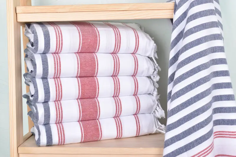 Custom Gift, Best Beach Towel, 70x40 Cotton Striped Towel, Memorial Gift, Spa Towel, Gift For Him, Soft organic Turkish peshtemal for luxury spa use - 2