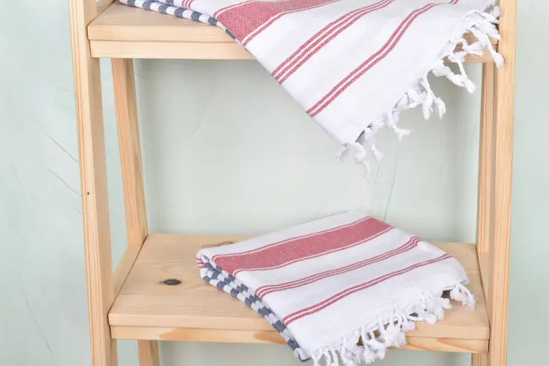 Custom Gift, Best Beach Towel, 70x40 Cotton Striped Towel, Memorial Gift, Spa Towel, Gift For Him, Soft organic Turkish peshtemal for luxury spa use - 5