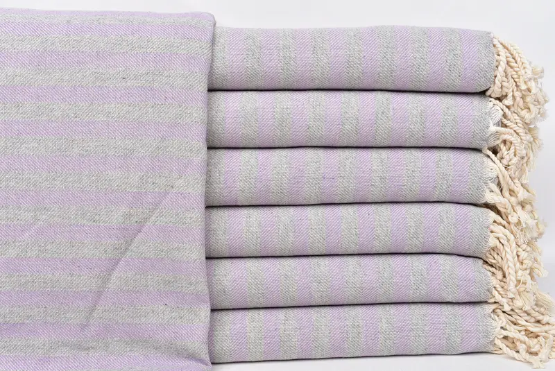 Housewarming Gift, Turkish bath towel, Personalized Towel, 70x36 Cotton Striped Towel, Guest Towel, Baby Boy Gift, Personalized Turkish Towel - 1
