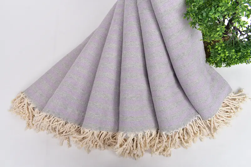 Housewarming Gift, Turkish bath towel, Personalized Towel, 70x36 Cotton Striped Towel, Guest Towel, Baby Boy Gift, Personalized Turkish Towel - 4