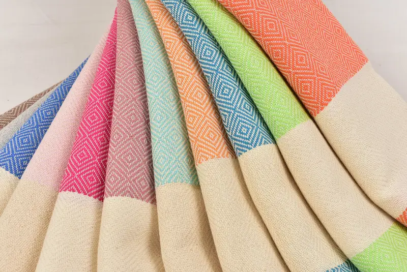 Anne için hediye, monogram mutfak havlu, Türk çay havlu, onun için hediye, düğün hediye mutfak havlu, 40x20 pamuklu elmas havlu, küçük banyo havlu - 5