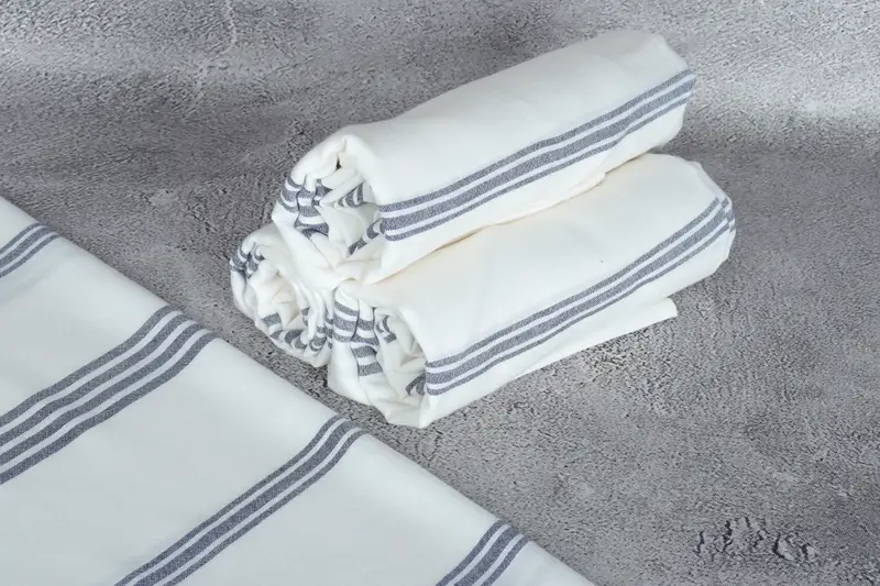 Embroidery Towel, Personalized Bridesmaid Gift, Turkish Towel Beach, Custom Towel, 70x40 Cotton Striped Towel, Bridesmaid Gifts Personalized - 8