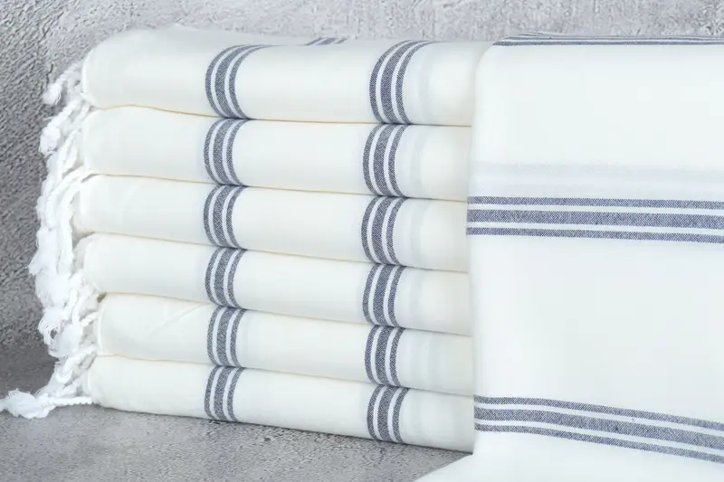Embroidery Towel, Personalized Bridesmaid Gift, Turkish Towel Beach, Custom Towel, 70x40 Cotton Striped Towel, Bridesmaid Gifts Personalized - 1